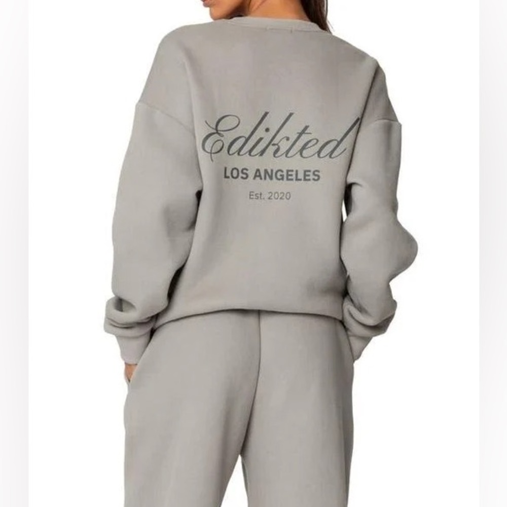 get Edikted sweatsuit Lounge Set size small